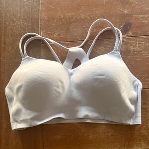 All in motion lilac strappy sports bra large